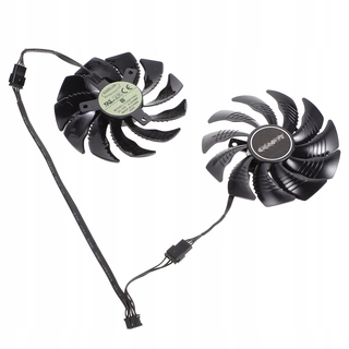 Ventilátor - 1pár plastového ventilátora grafickej karty