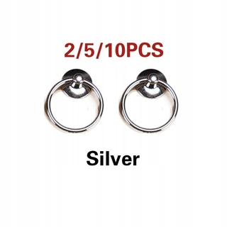 Kľučka dverí - 1 ks. Shiny Silver Drop of Wooden Knog