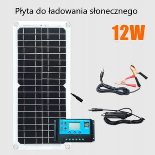 Solárny panel - 1 Solárny panel s regulátorom do 12W