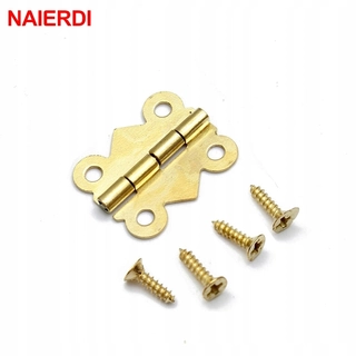 Závesy, pánty -  10ks NAIERDI Mini Butterfly Dverové závesy 20mm