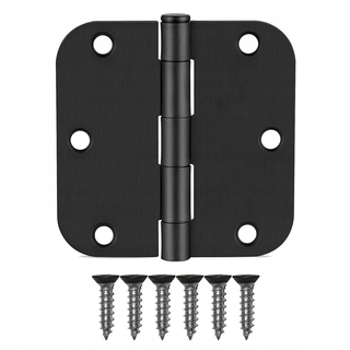 Závesy, pánty -  10pack Black Dvere Hinges 3,5 palca, 3 1/2 interiér D