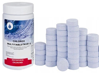Bazénová chémia - Chlórové tablety Ntce 1 kg 1 l