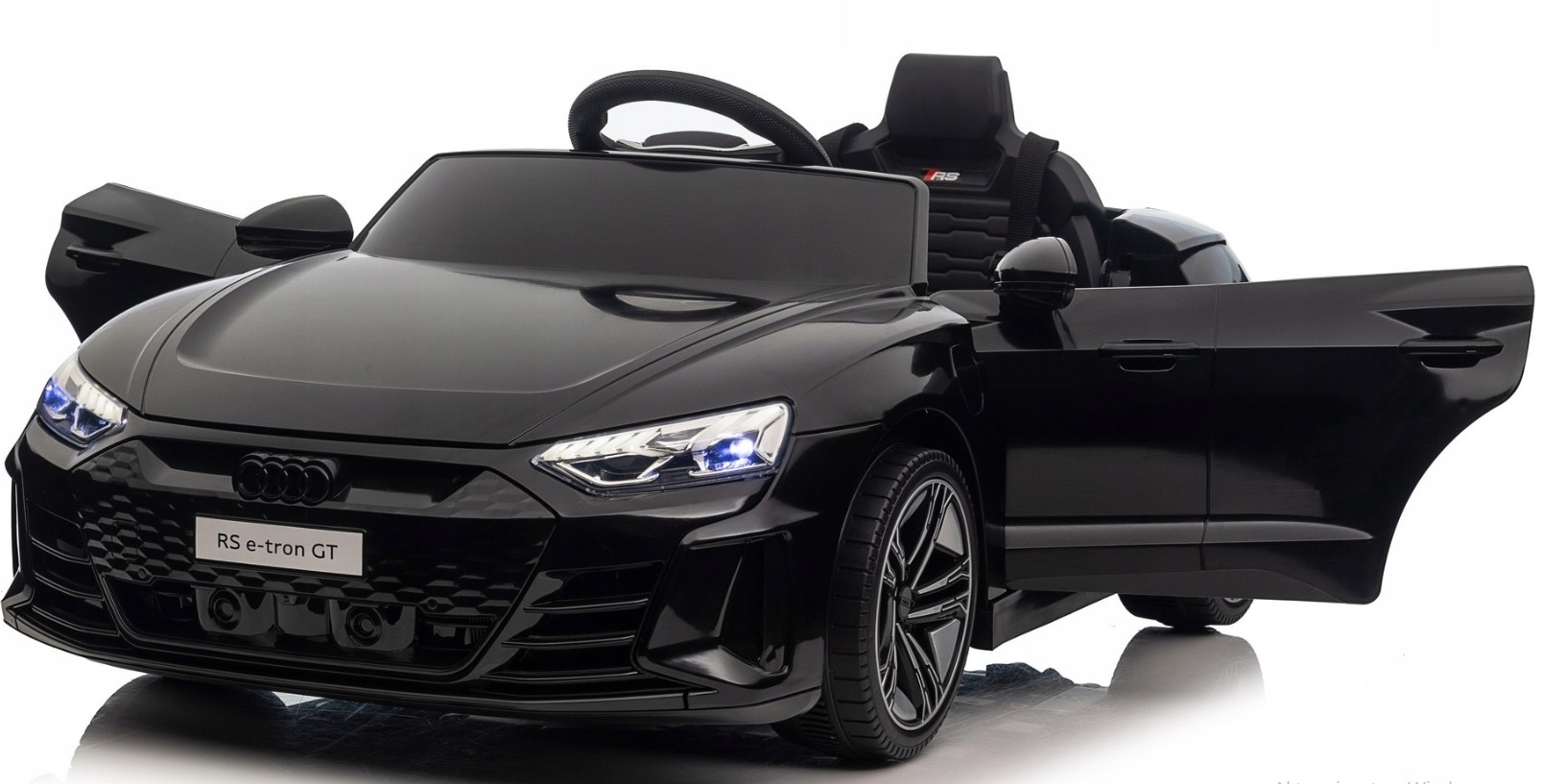 Detské elektrické auto Audi E-Tron RS GT 4x4 12V 7Ah, kožené sedadlo, EVA kolesá, LED svetlá a diaľkové ovládanie