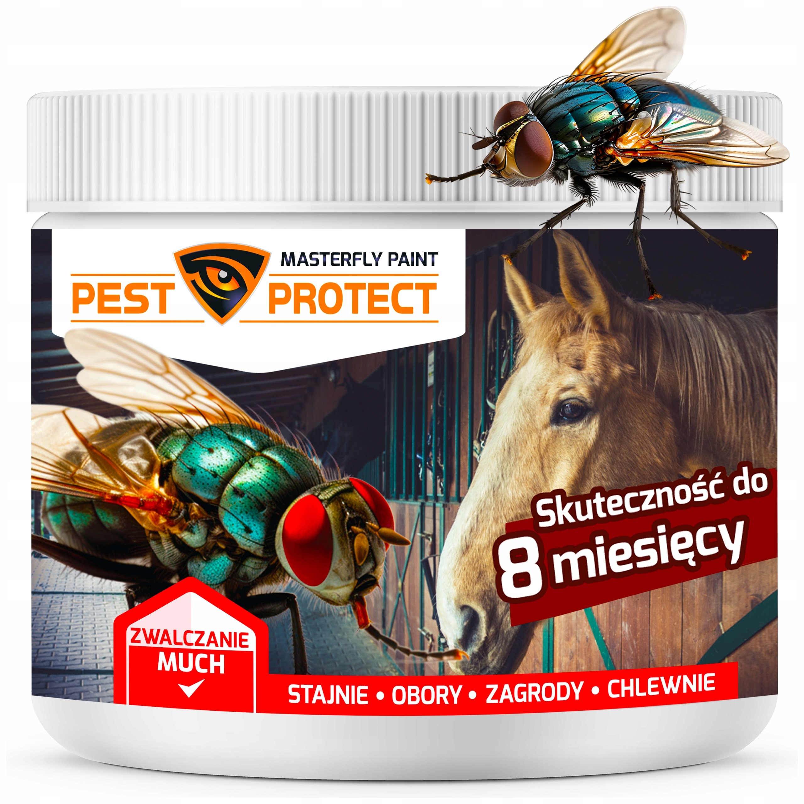 PEST PROTECT MasterFly 125 g – prípravok proti muchám do stajní, chlievov a kurníkov
