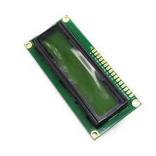 Solárny panel - 1602 LCD modul modrý / zelený displej IIC /