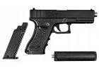 Replika guľovej zbrane C15A+GLOCK 17 ASG kovová