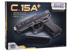 Replika guľovej zbrane C15A+GLOCK 17 ASG kovová