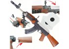 Guľová zbraň Kalashnikov AK-47 s laserovým zameriavačom+2 terče VYPR