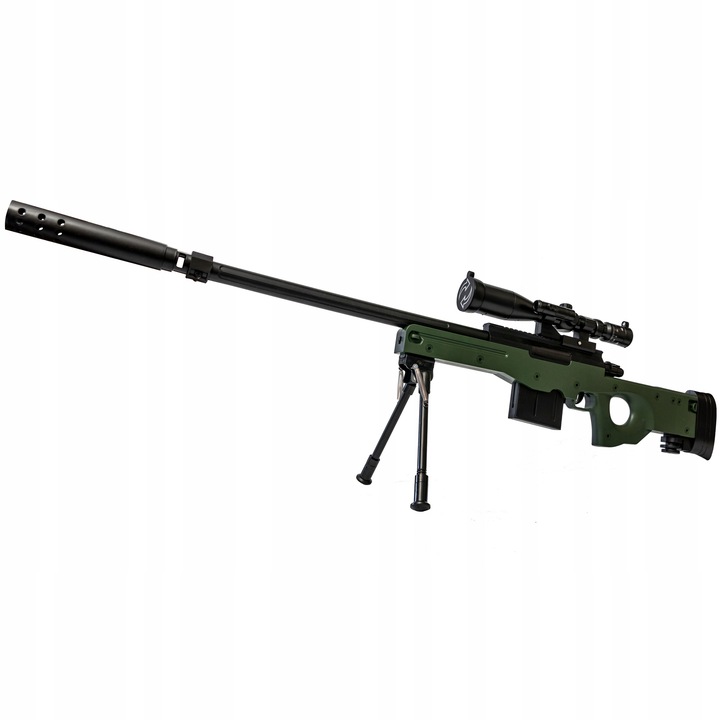 Ostreľovacia puška s laserom AWP+granát 800 BB
