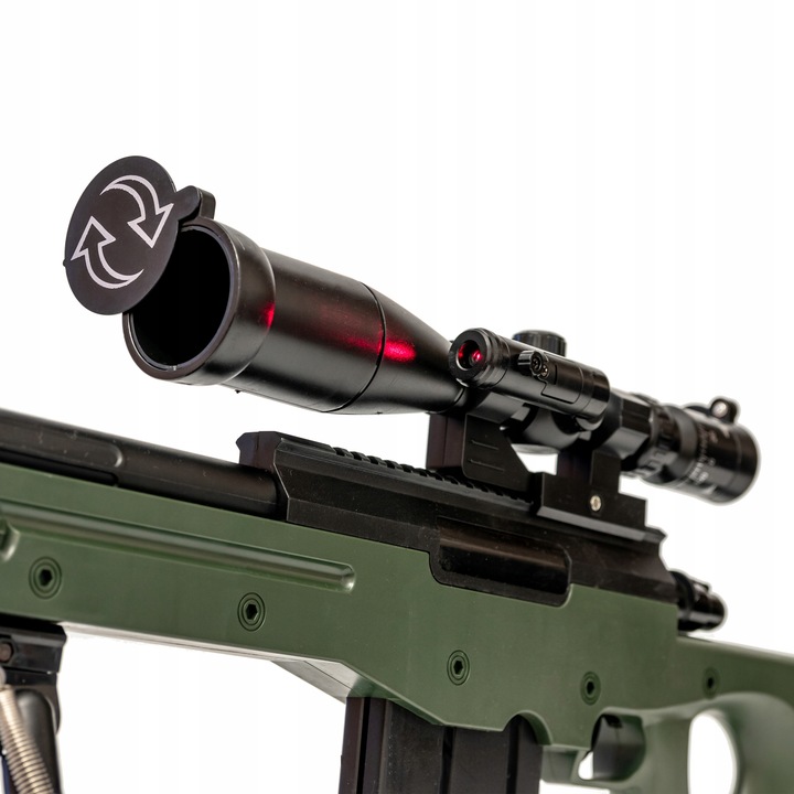 Ostreľovacia puška s laserom AWP+granát 800 BB