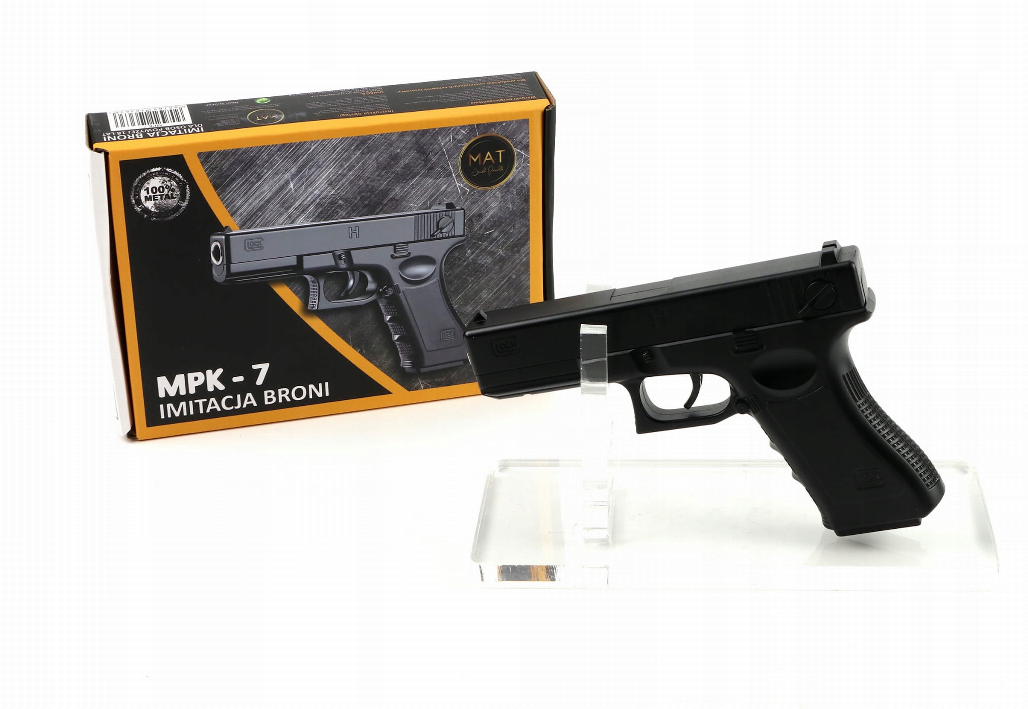 Kovová guľôčková pištoľ Mat Glock MPK-C7