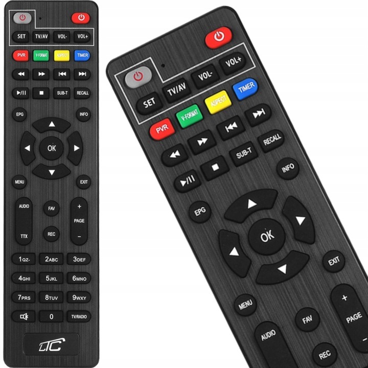 Diaľkový ovládač LTC LXP401HD pre tunery – 4 programovateľné tlačidlá, vysoká kvalita