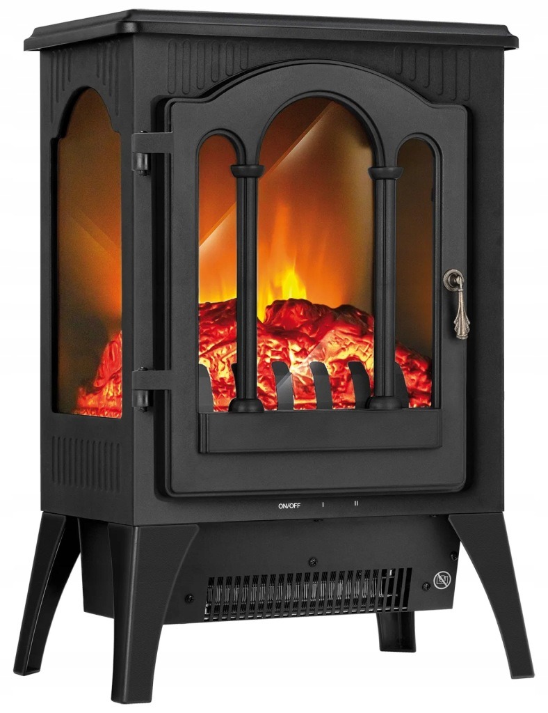 Elektrický krb MPM MEK-01 1900 W s ventilátorovým ohrievačom a efektom plameňa
