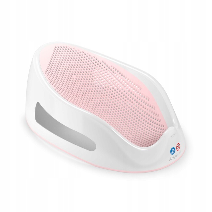 Angelcare kúpeľňové lehátko pre bábätká 0–6 mesiacov ružové ergonomické sedadlo do vane