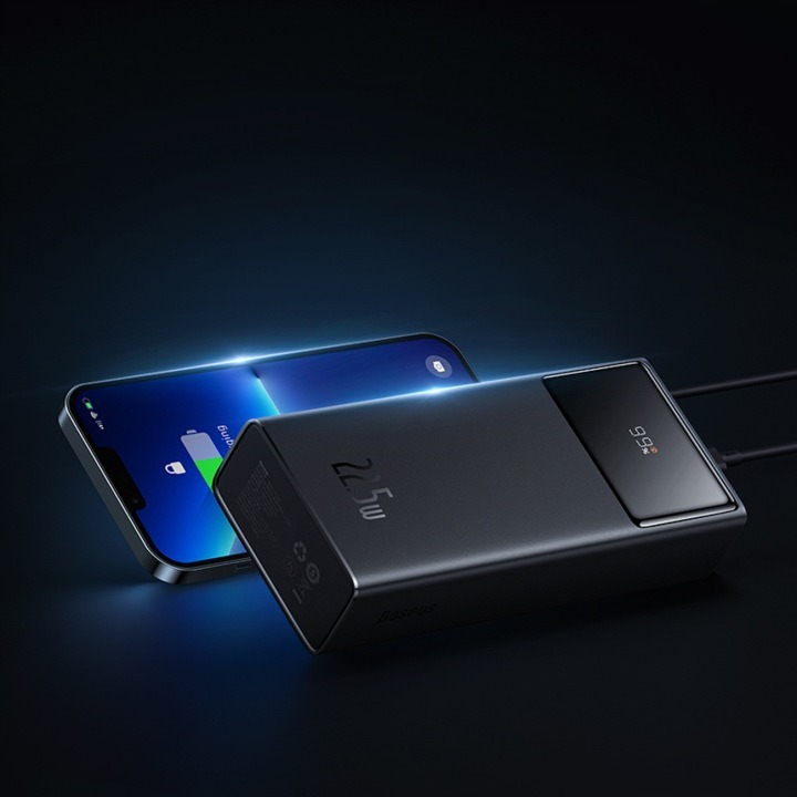 Powerbanka Baseus EnerFill FP41 30000 mAh 22,5 W PD SCP USB-C USB-A LED displej čierna