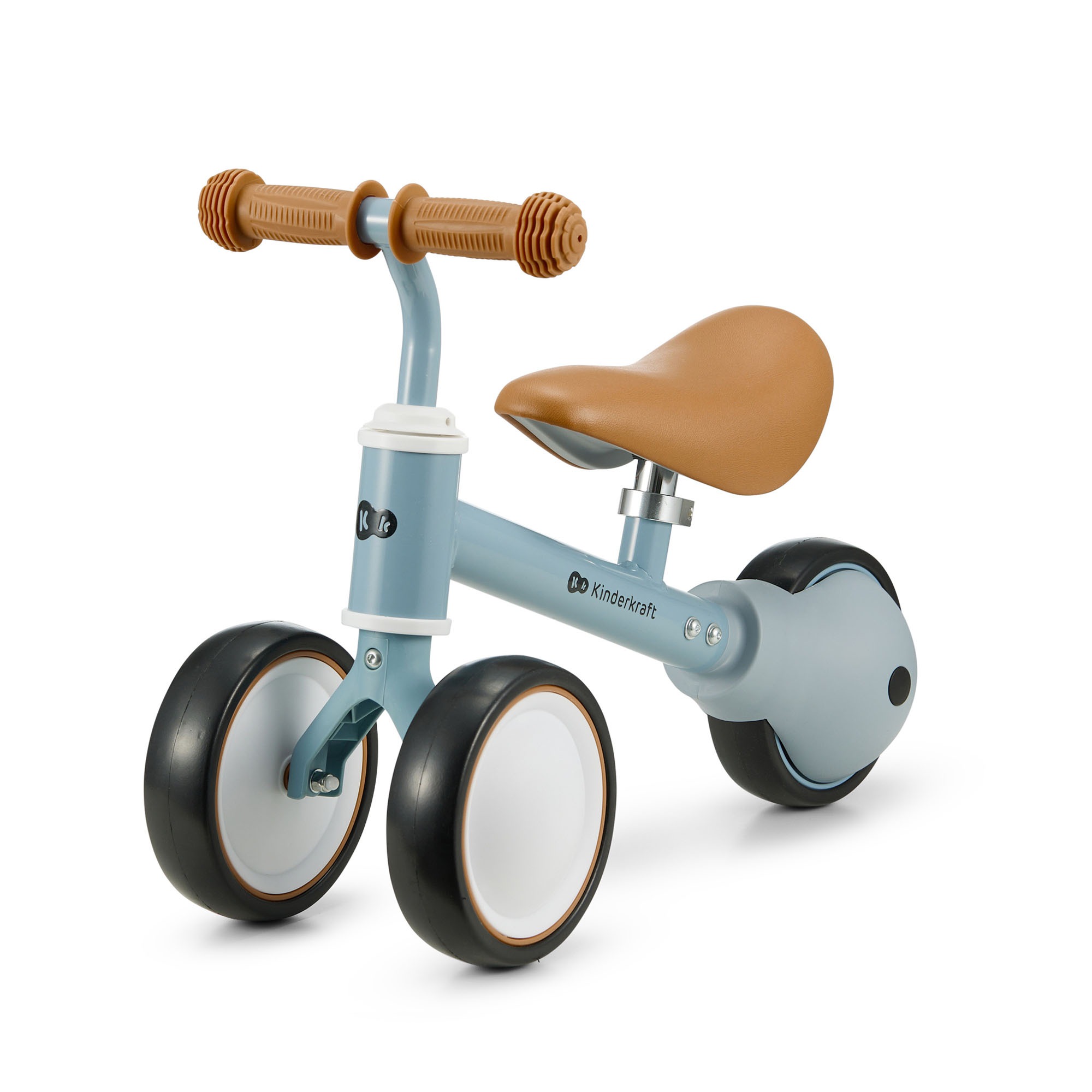 Kinderkraft CUTIE Mini trojkolka odrážadlo pre deti od 1 roka, ľahký balančný bicykel NORDIC BREEZE modrý