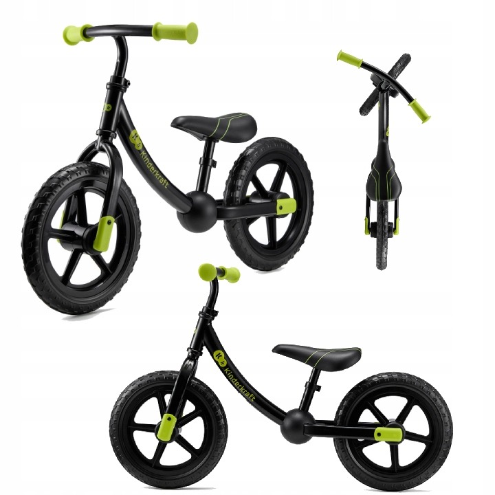 KINDERKRAFT 2WAY NEXT terénny odrážací bicykel 2v1 pre deti od 2 rokov, nastaviteľné sedadlo a riadidlá, kolieska EVA