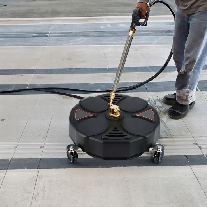 Rotačný čistič plôch 32 cm z nehrdzavejúcej ocele pre vysokotlakové čističe 2500 PSI