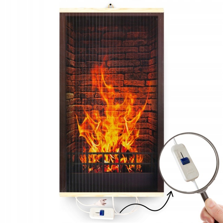 Infračervený radiátor TRIO KRB 430 W 600 × 1000 mm s regulátorom teploty