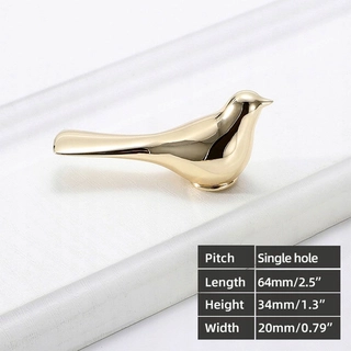 Kľučka dverí - 1PC Golden Bird Gombs pre háčik z zinočnej zliatiny