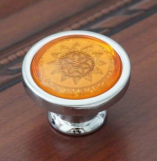 Kľučka dverí - Sklenené gombíky 1pc pre zásuvky Rukoväte pre skrinky