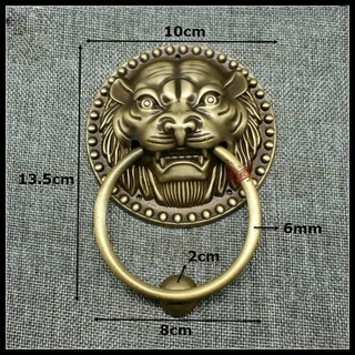 Kľučka dverí - 1x Antique Lion Lion Dekoratívna klepacia vila