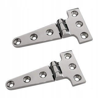 Závesy, pánty - 2ks Heavy Duty T pánt 316 z nehrdzavejúcej ocele