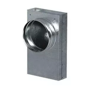 Potrubie, rozvody ku krbu - Zníženie 200x90mm obdĺžnikový kanál Fi 125