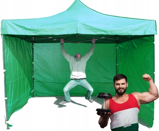 Záhradný stan, pavilon - Altom stan 3 steny 3 x 3 x 3,1 m