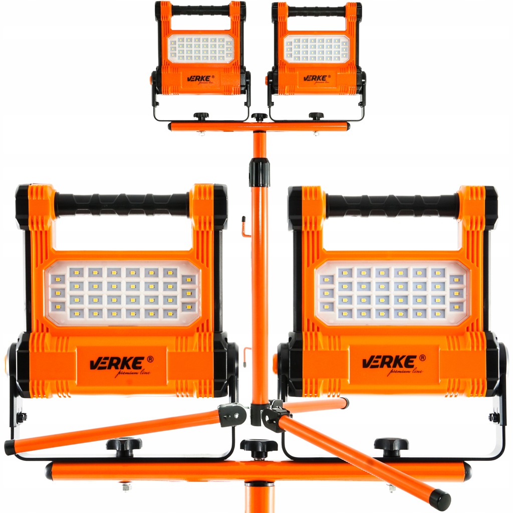 2X HALOGÉNOVÁ BATÉRIA LED SVIETIDLO 10W + STOJAN