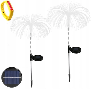 Solárna zapichovacia záhradná lampa - Omisport vstavaná solárna lampa, biela, 55 cm, 1000 ks.