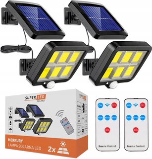Uličná lampa - Pouličné svietidlo 8 W 600 lm na solárne napájanie