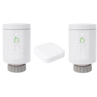Hlavica, ventíl - 2x Inteligentné Termostatické hlavice + Tuya Wifi brány
