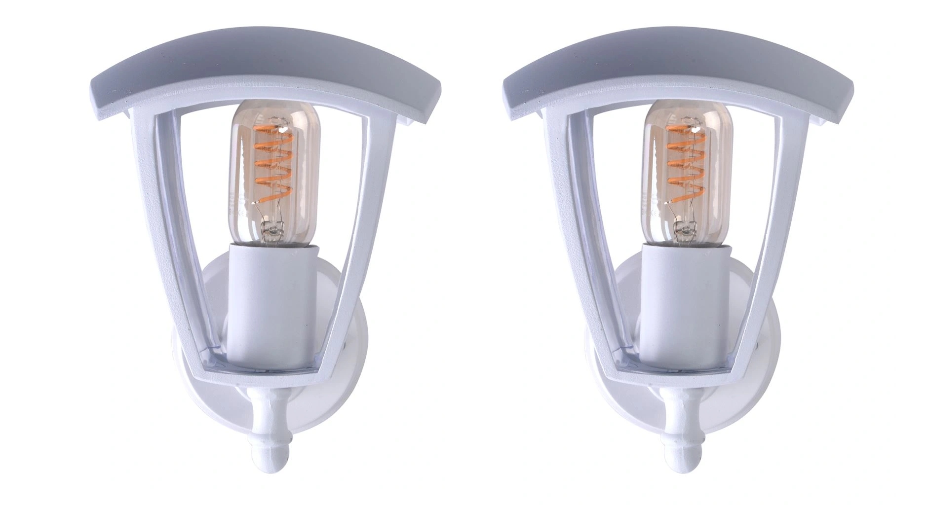 Záhradná nástenná lampa Eco-Light biela E27 60 W