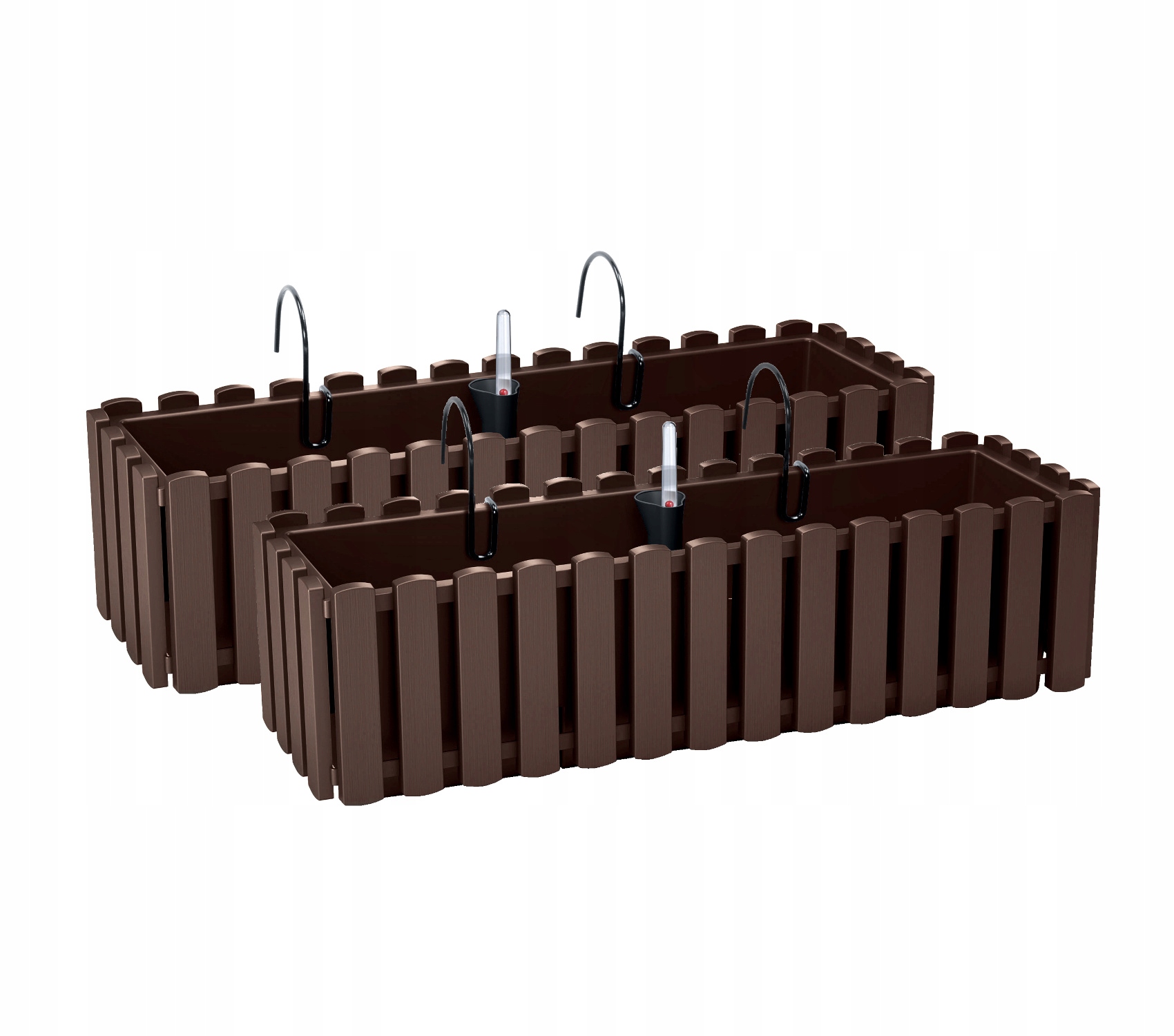 Prosperplast kvetináč 58 cm x 18 x 16,2 cm plastový odtieň hnedej a béžovej