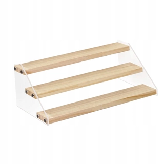 Stojan na drevo - 3-level drevo stojan Model postavy Stand