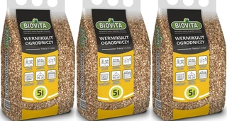 Záhradná pôda - 3 x Záhradnícky vermikulit 1-5mm 5L. prírodné minerálne granule - celkom 15L