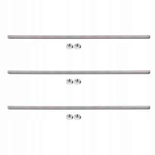 Závesy, pánty -  3x 320 mm x m8 z nehrdzavejúcej oceľovej tyče s tyč S.
