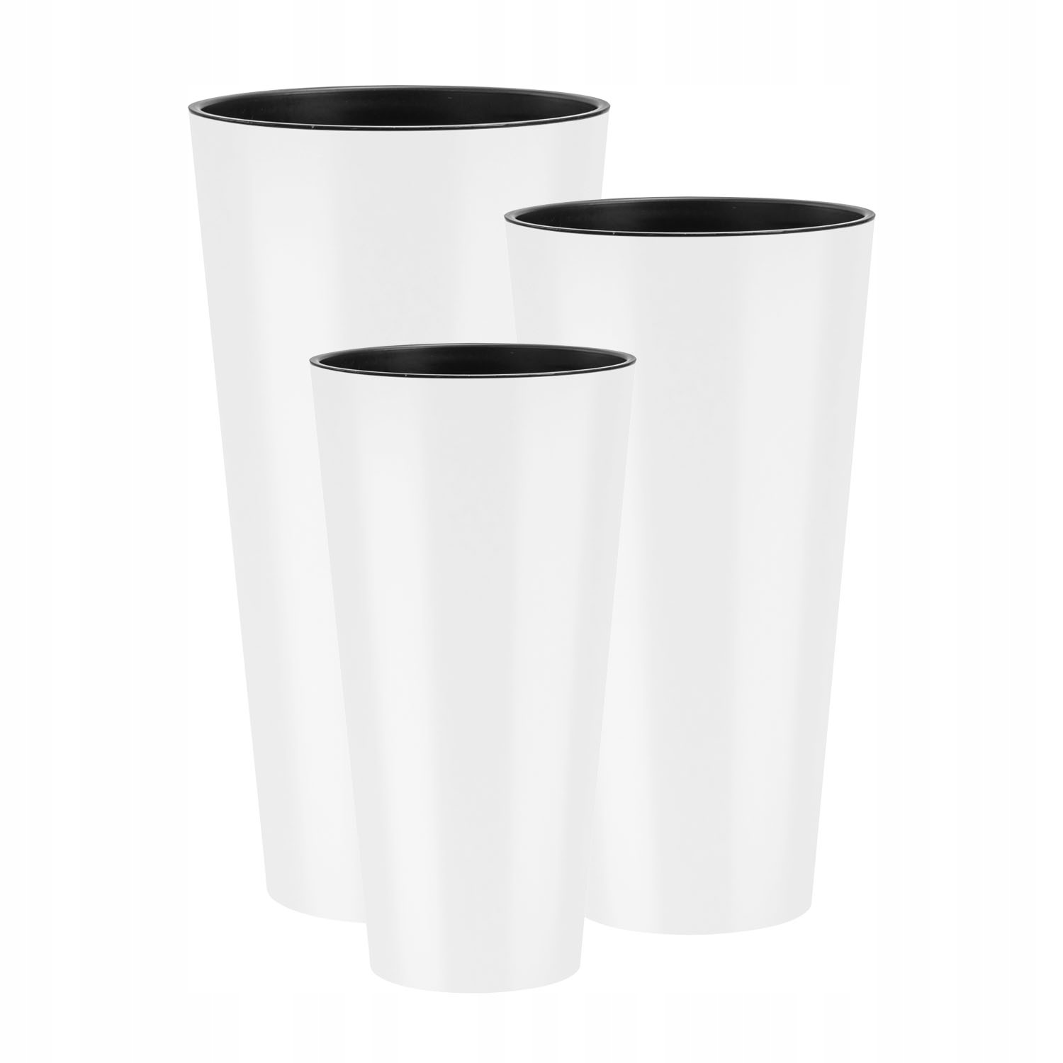 Kvetináč Prosperplast 114 cm x 25 x 114 cm, biely plast