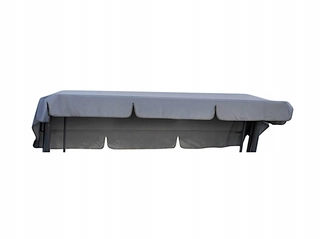Diel na záhradný nábytok - Baldachýn na hojdačku Patio Rimini, 228 x 126 cm, sivá