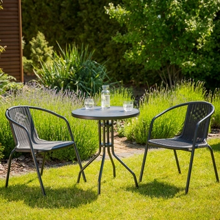 Záhradný nábytok -  47610 Patio Balkón Nábytok Detroit oceľový rám