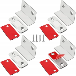 Zámok na dvere -  4xszafek magnetický zámkový zámok zámkový nábytok magnet