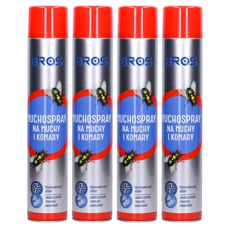 Repelent proti hmyzu - Aerosól proti komárom a muchám Bros 750 ml