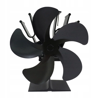 Ventilátor ku krbu, kachliam - 5-pádlo ventilátor poháňaný tepla