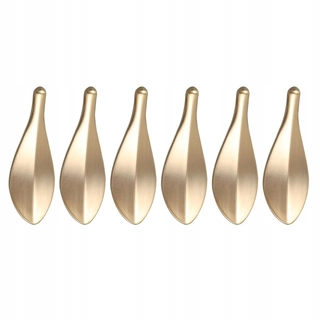 Kľučka dverí - 6pcs Nordic Style Solid Zinc zliatinový list v tvare 32 m