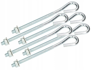 Pletivo, oplotenie - 6x napätie siete M8 zatvorené