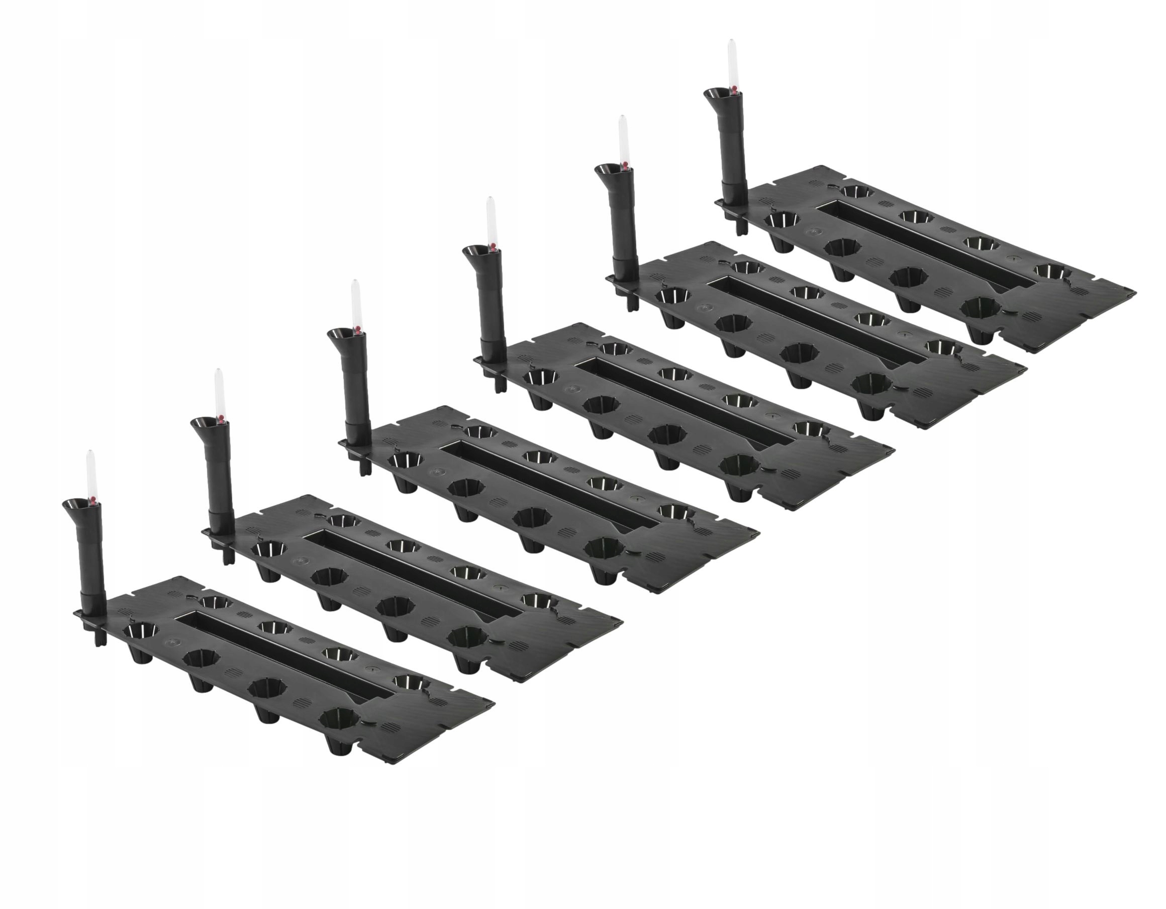 Kvetináč Prosperplast 309 cm x 18 x 4 cm čierny plast