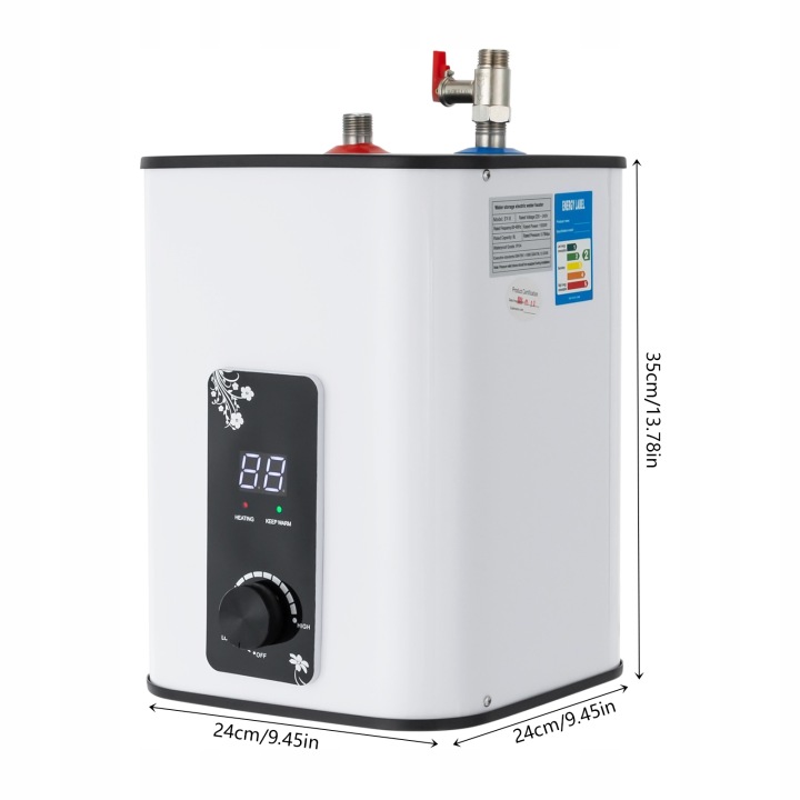 Elektrický ohrievač vody 8 l 1500 W | Mini bojler SY-8