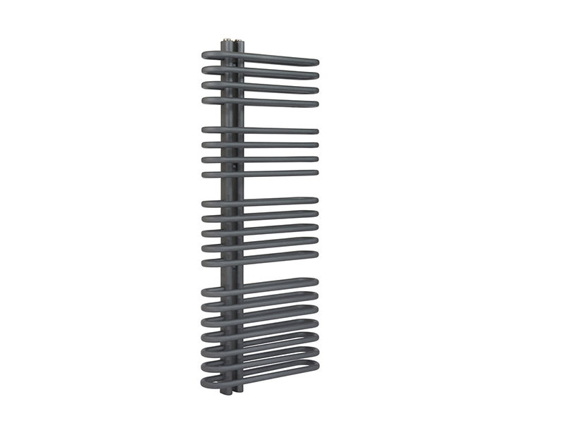 Lava 826 W vodný kúpeľňový radiátor 500 x 940 mm čierny