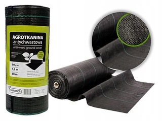 Agrotextília - Poľnohospodárska mulčovacia tkanina (proti burine) Skarden čierna 160 x 10000 cm 90 g/m²